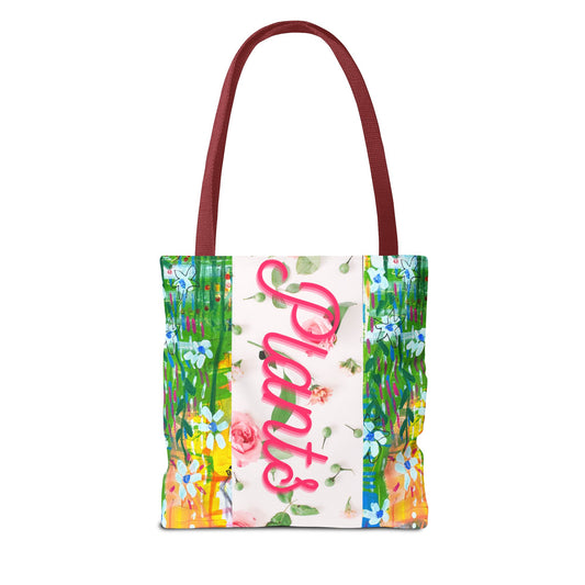 Plant lovers Tote Bag — 'Plants' Art Print All-Over-Print Tote