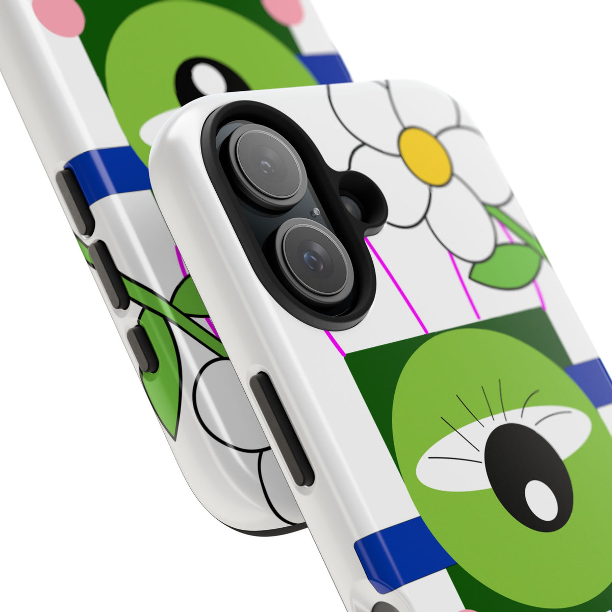 Abstract Monster Phone Case — Cute One-Eye Cartoon Protective Cover