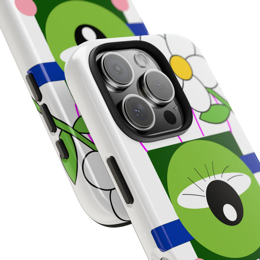 Abstract Monster Phone Case — Cute One-Eye Cartoon Protective Cover
