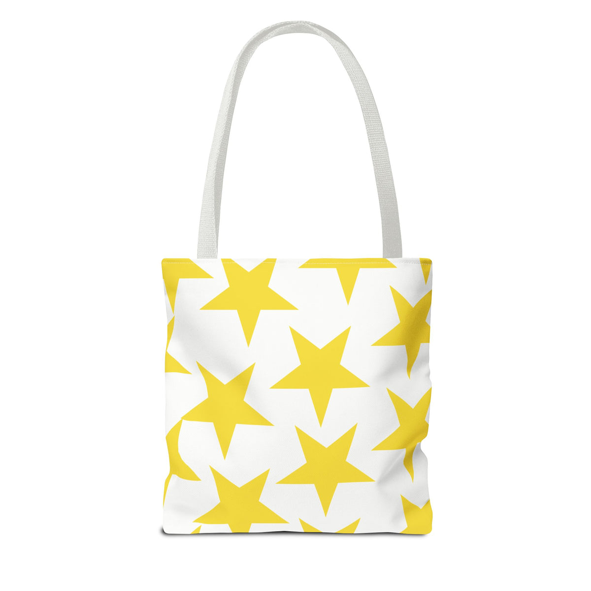 Tote — Bright Star Pattern All-Over Print Tote Bag