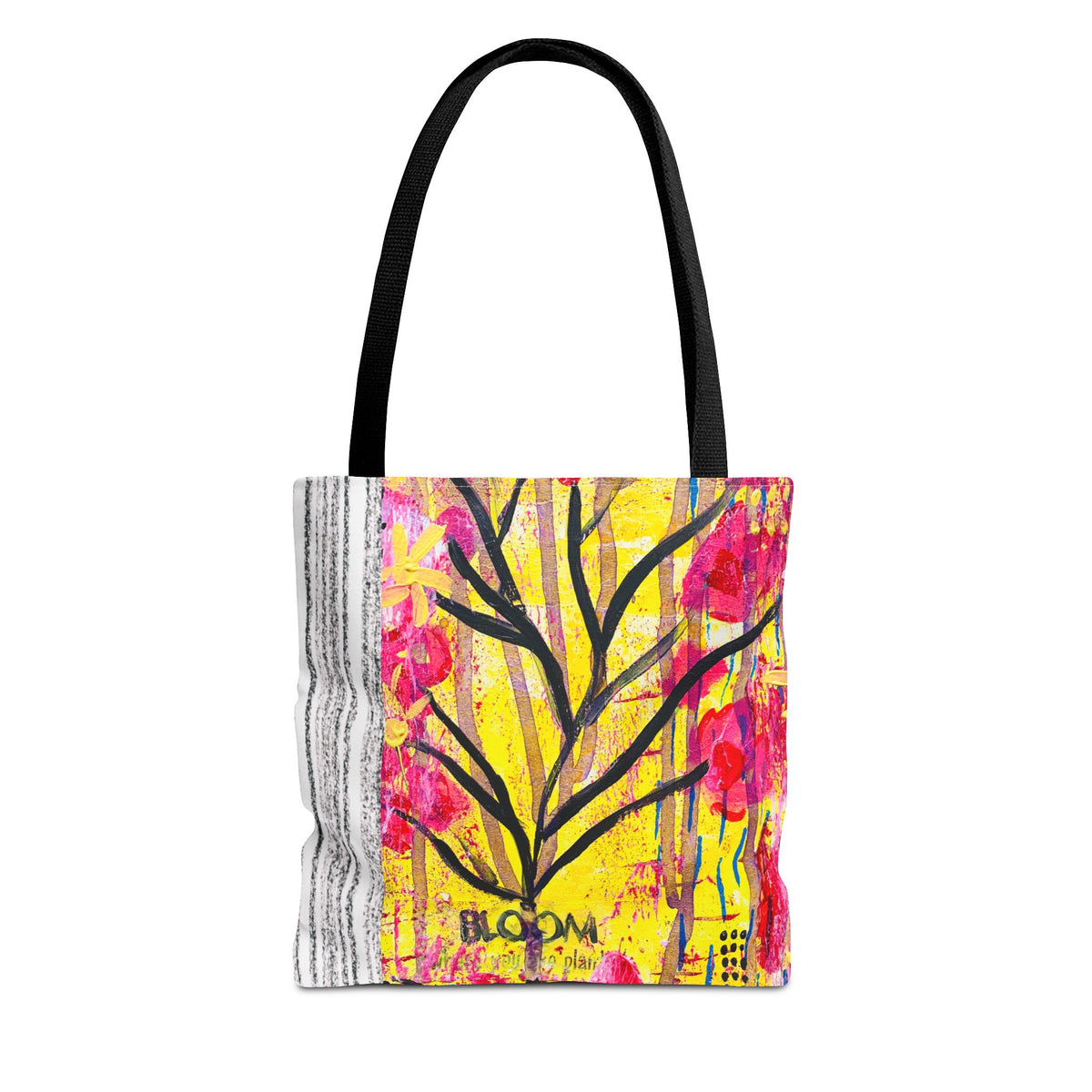 Bloom Floral Tote Bag — 'Bloom, It's Your Time to' Vibrant Art Tote