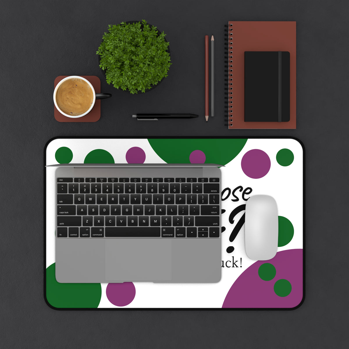 Desk Mat — "Who Are Those People? Do You Even Give a F*ck?" Funny Office/home office Mouse Pad