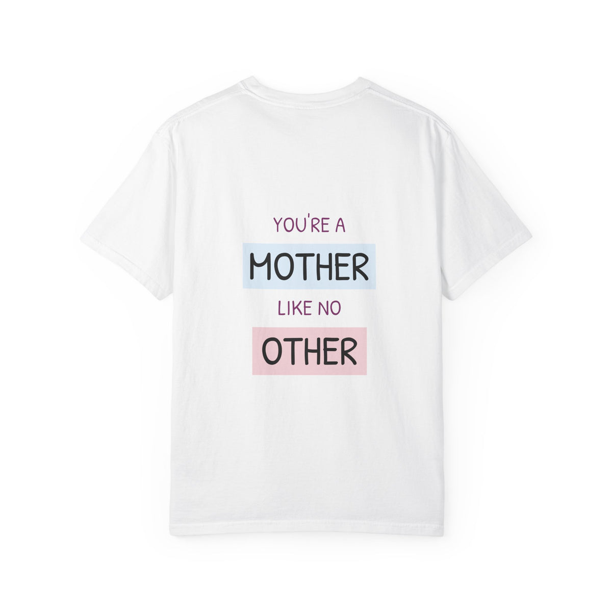 T-Shirt — "no panga" Script Tee (White, Casual Graphic)