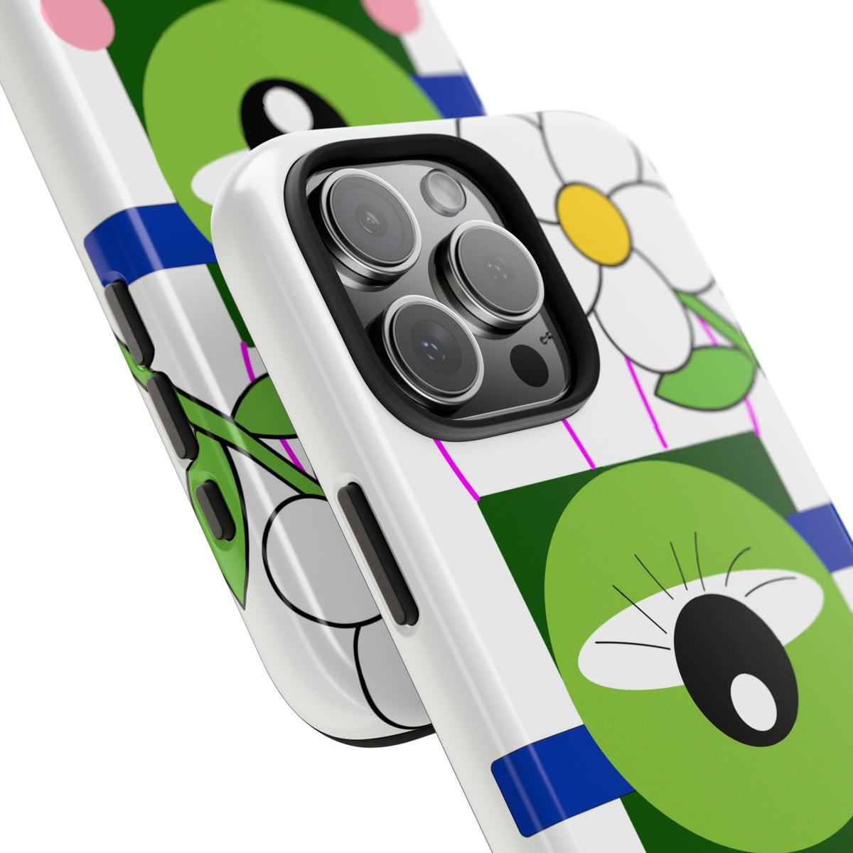 Abstract Monster Phone Case — Cute One-Eye Cartoon Protective Cover