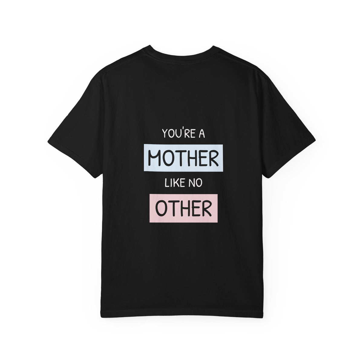 T-Shirt — "no panga" Script Tee (White, Casual Graphic)