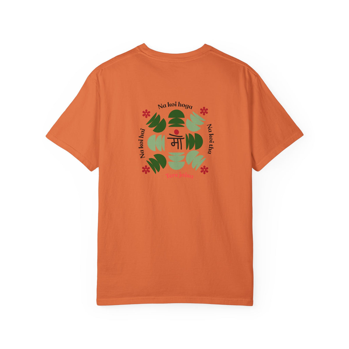T-Shirt — 'Maa' Floral Hindi Script Tee (Mother’s Day, Family & Cultural Gift)