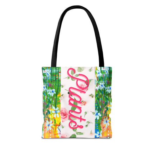 Plant lovers Tote Bag — 'Plants' Art Print All-Over-Print Tote