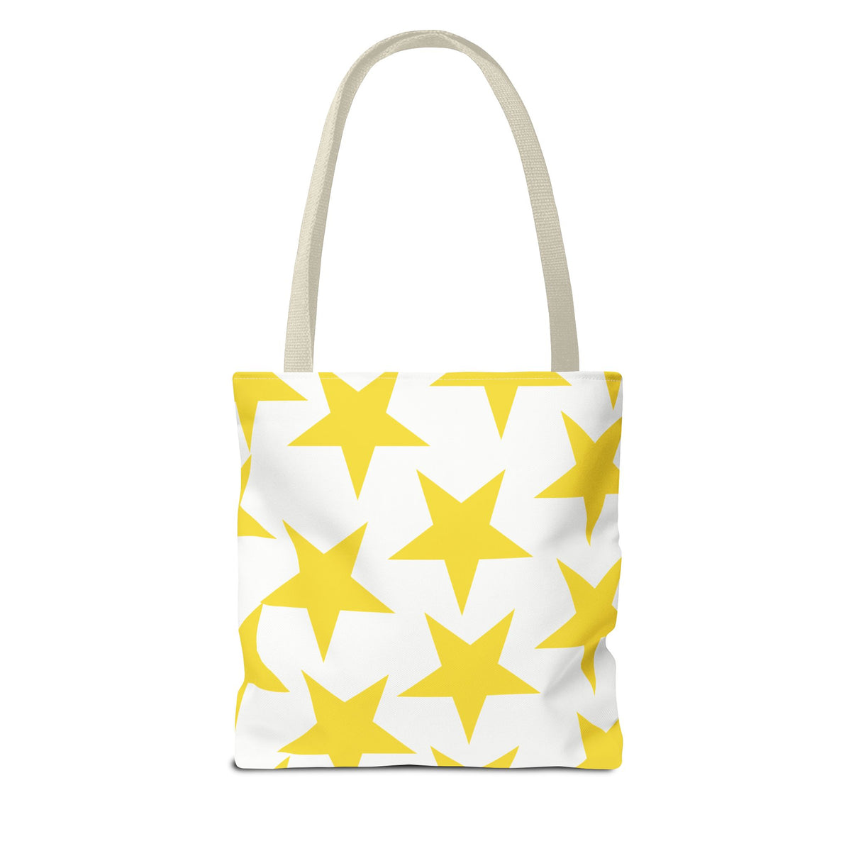 Tote — Bright Star Pattern All-Over Print Tote Bag